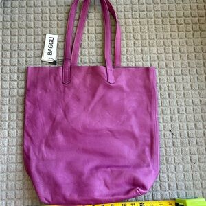 Baggu Vibrant Pink Tote Bag